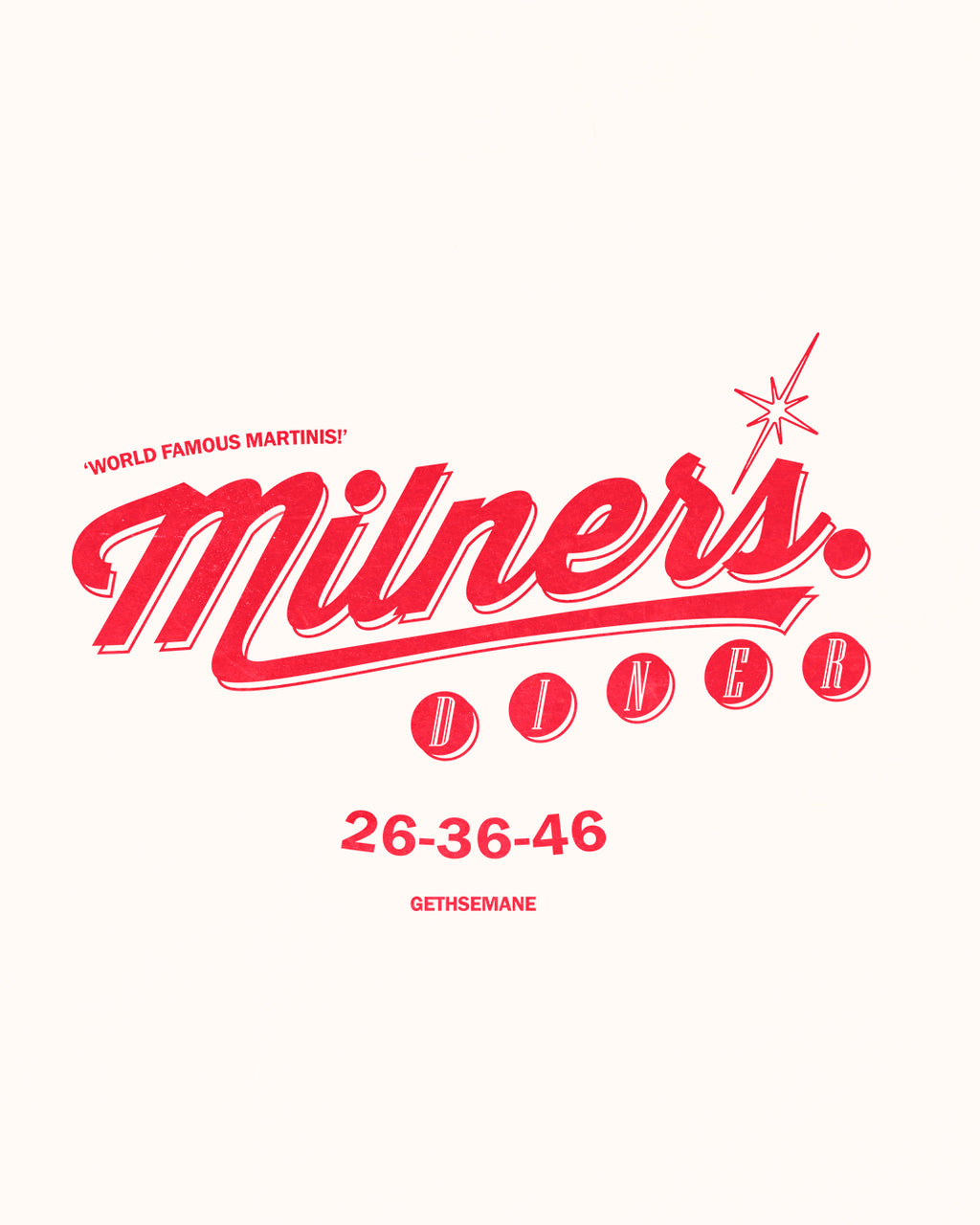 Milner's Diner Baseball Tee