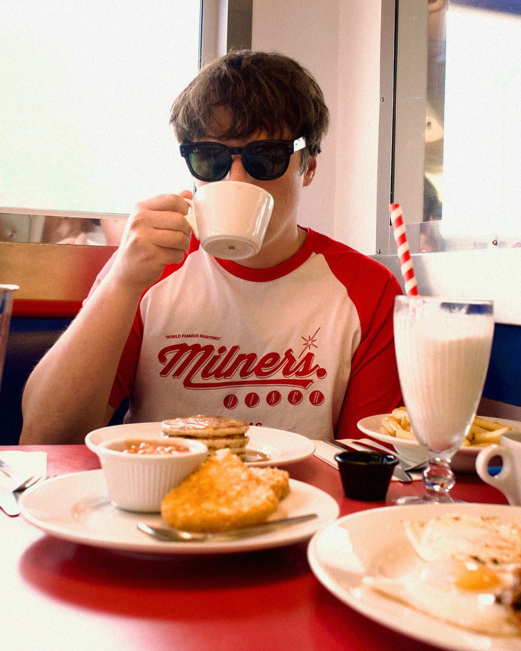 Milner's Diner Baseball Tee